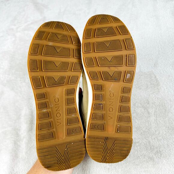 Vionic Shoes Womens Size 10 White Cream Rechelle Walking Lace Up Casual Sneaker‎ - Picture 11 of 12